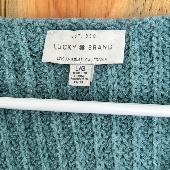Lucky Brand chenille sweater- Great condition - Picture 2 of 4